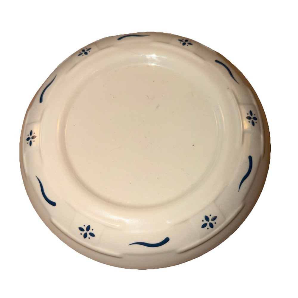 Longaberger Pillar Candle Holder‎ Woven Traditions Classic Blue